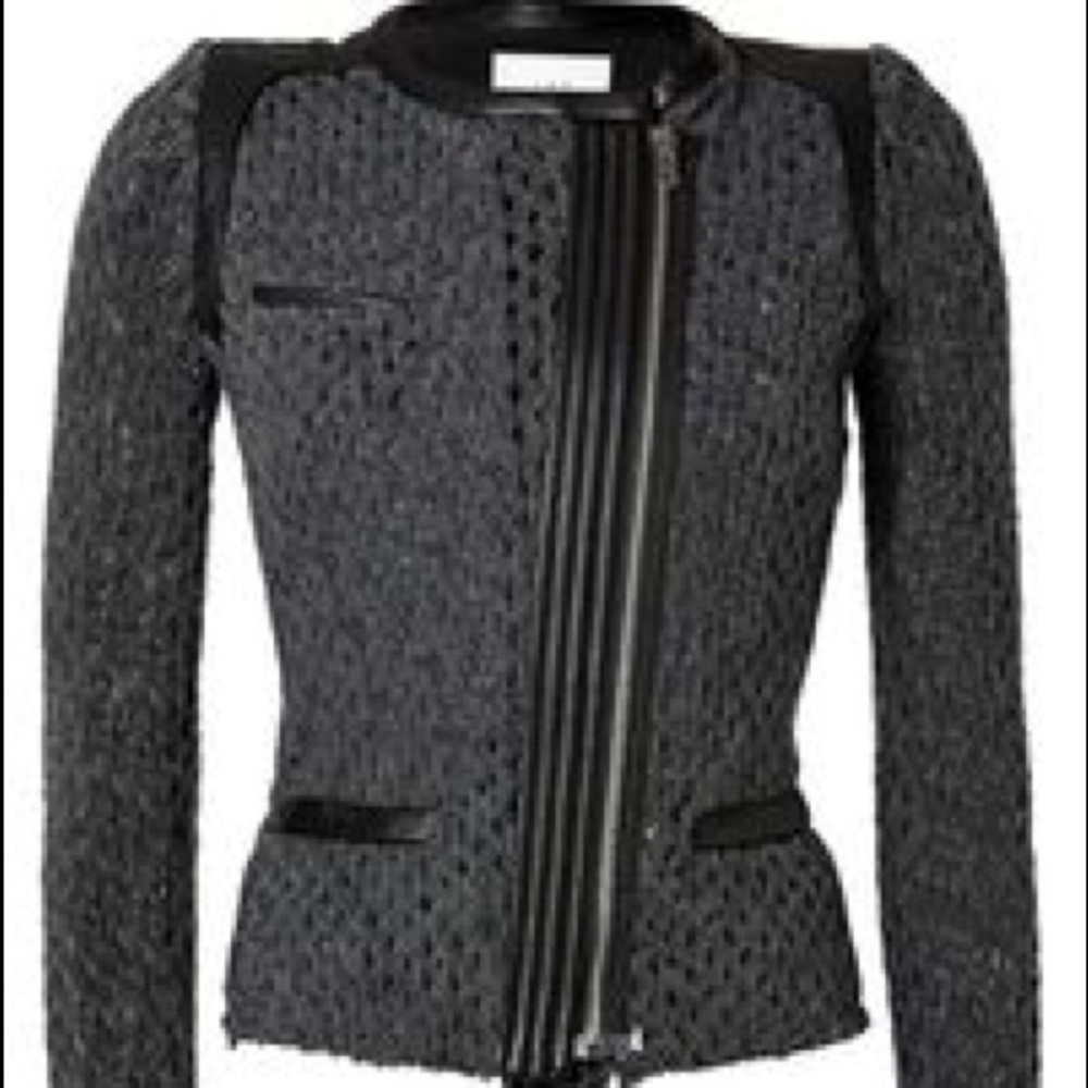 IRO Black Textured Jacket - Picture 7 of 7